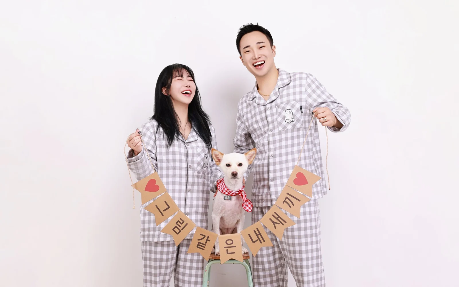 서울 개족사진 3인가족 이층사진관