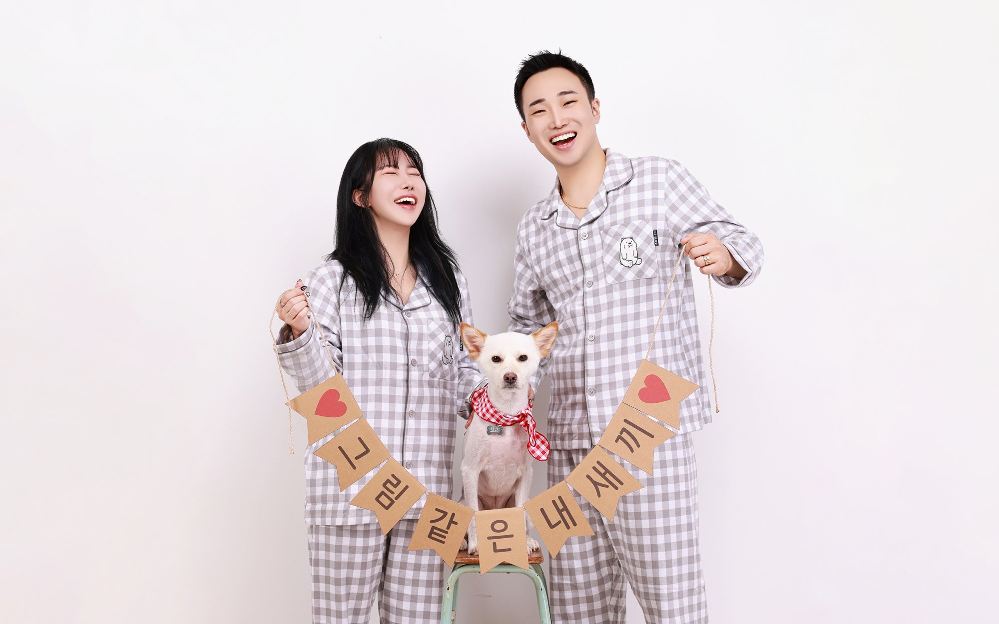 서울 개족사진 3인가족 이층사진관