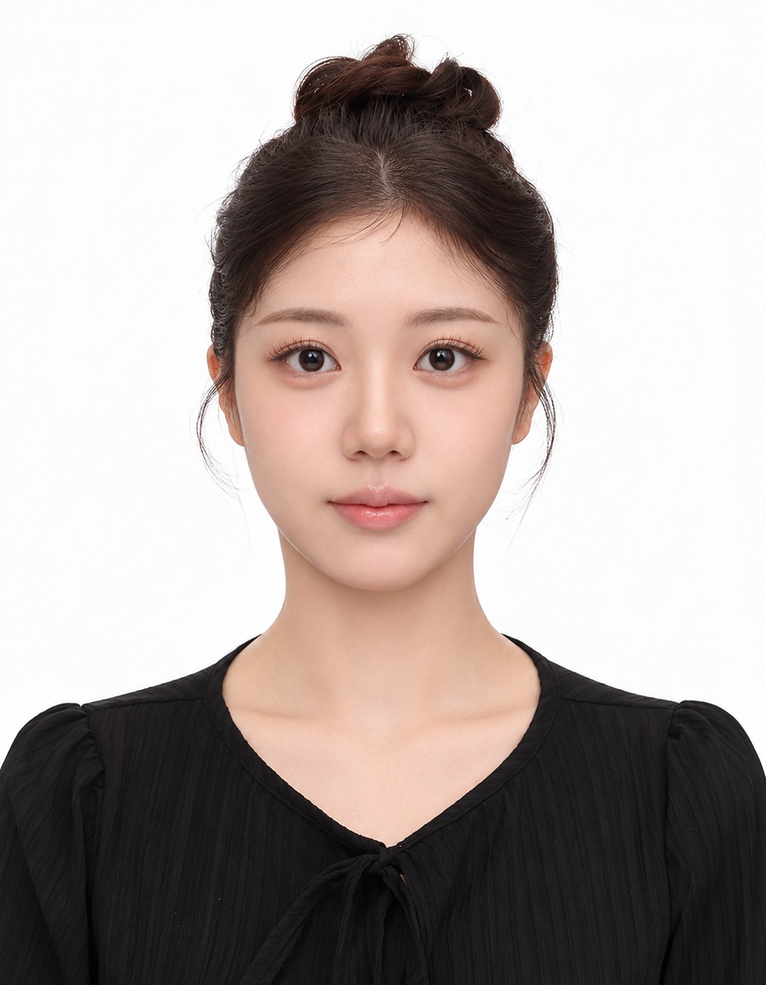 증명사진 보정 후 2